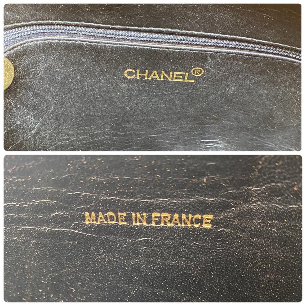 ๐ท๐ทCHANEL ๐ธ๐ธ Black Leather timeless Camera Bag GHW - Picture 17 of 17